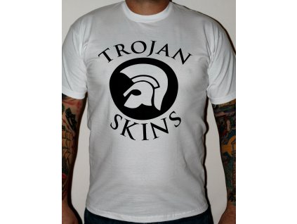 triko Trojan WHITE black