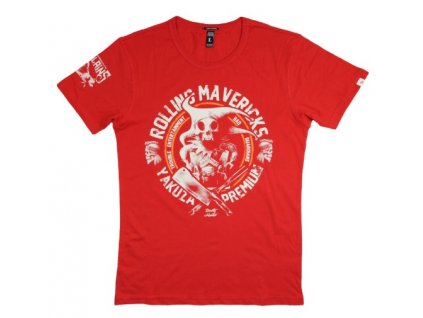 triko Yakuza Premium Rolling Mavericks  RED