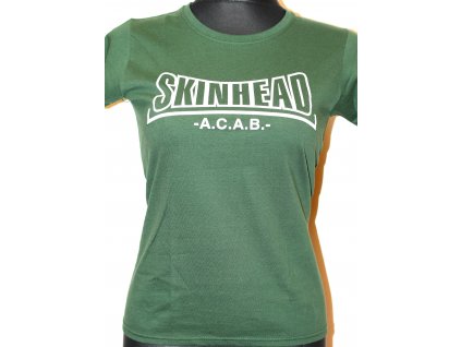 tričko Skinhead    Green XL Zelená