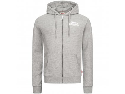 Lonsdale mikina s kapucí Borwick Marl grey