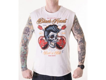 10323 triko bez rukavu black heart