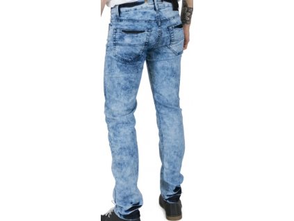 Jeans  Relco London  skinny fit   Marble Wash  pánské džíny světlé 2XL