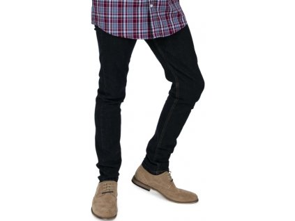 Jeans  Relco London  skinny fit  Garment Wash  džíny pánské černé XL