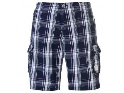 kraťasy SoulCal&Co Checked NAVY