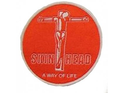 Nášivka Skinhead Červená