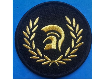 P159 nášivka SKINHEAD TROJAN PATCH - BLACK