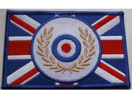 P229 nášivka TARGET IN LAUREL UNION JACK PATCH