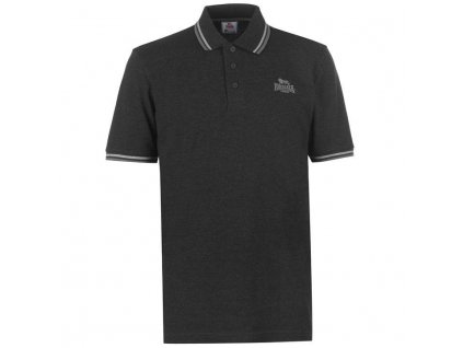 Polokošile Lonsdale Tipped BLACK