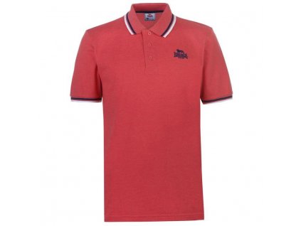 Polokošile Lonsdale Tipped Cherry Red