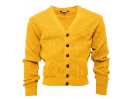 Relco London Cardigan Mustard