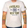 Triko Everlast white / black yellow sign