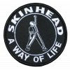 Nášivka  "Skinhead - A Way Of Life"