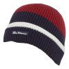 čepice pletená Ben Sherman Blue / Red