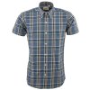 košile Relco London  Grey Check Shirt