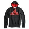 mikina Alpha Industries BLACK / Red