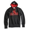 mikina Alpha Industries BLACK / Red