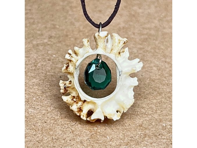 Přívěsek z paroží a Swarovski