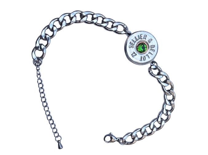 Náramek s brokovou nábojnicí z chir.oceli