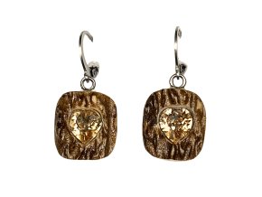 Náušnice z paroží, Swarovski