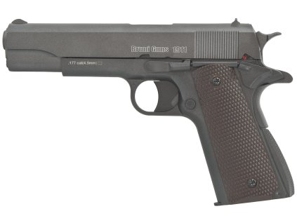 16480 1 vzduchova pistol bruni 1911 diabolo kalibru 4 5 mm olovene diabolo