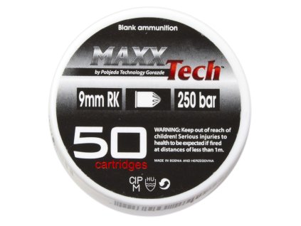 19081 1 startovacie naboje 9mm revolver 50ks pobjeda maxx tech