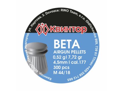 2533 1 diabolo kvintor beta cal 4 5mm 300ks