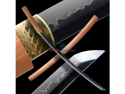 5043 shirasaya japanese sword t 10 steel yokote real hamon