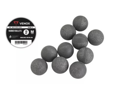 Kuličky Venox T4E Rubber Ball RB Steel .50 10ks