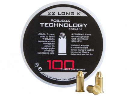 544 1 startovacie naboje 6mm long revolver 100ks pobjeda