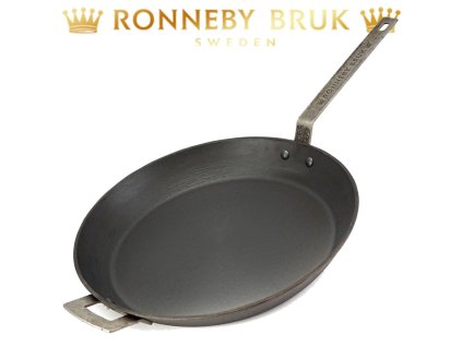 61042 panev litinova 36 cm grilovaci s kovanou rukojeti ronneby bruk 163600