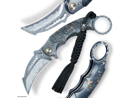28267 noz karambit zatvaraci dellinger tueur vg 10 damascus maple