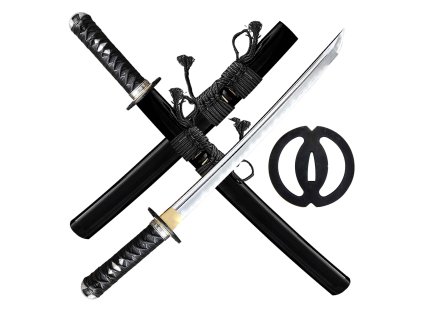 48987 5 wakizashi kodachi shapu 1 40 shaku japanese iaido sword aisi 1065 steel real choji hamon yokote