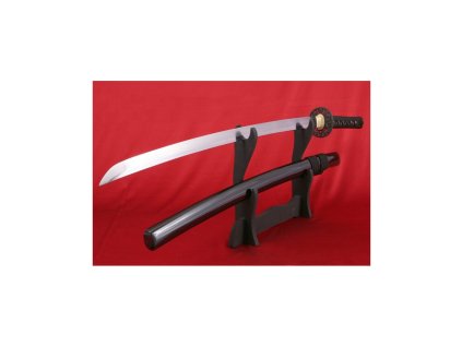 29455 katana mizuki z prekladanej damaskovej ocele aisi 1045 s realnym hamonom