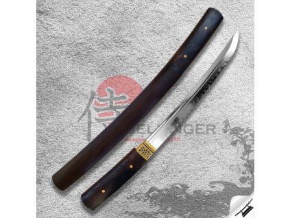 26446 1 japanese tanto shirasaya t 10 steel real choji hamon