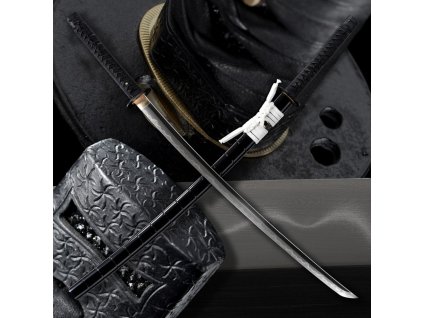 5031 katana hitode z prekladane oceli aisi 1075 s realnym hamonem