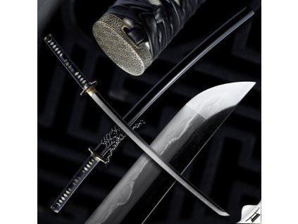 26455 katana manji z prekladanej ocele aisi 1075 s realnym hamonom choji