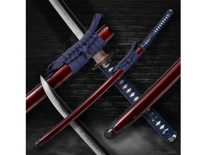 26680 tsunami japanese katana t 10 steel yokote choji midare hamon