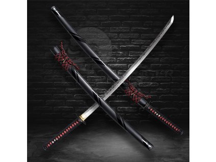 5151 bamboo japanese katana t 10 steel yokote hitatsura hamon