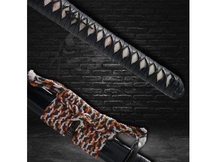 5181 sakura chirashi kashirae katana sword t 10 choji steel real choji hamon