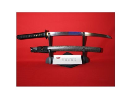 28807 wakizashi akaei z uhlikovej ocele aisi 1095 a realnym hamonom