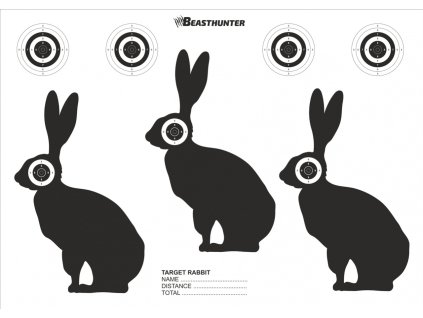 7720 1 terc silueta beast hunter rabbit 10ks siluet