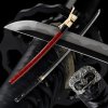 5133 uchiwake japanese sword damasus steel yokote choji hamon