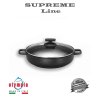 60337 titanova hluboka panev se 2 drzadly supreme line z liteho hliniku 20 sklenena poklicka