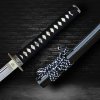 29449 28 katana hatten japanese sword t 10 folded steel real choji hamon yokote