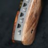 42629 21 lovecky zatvaraci damaskovy noz dellinger hunter resin wood