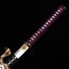 26677 20 sankakkei japanese katana t 10 steel yokote real hitatsura hamon