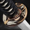 5145 2 dragonfly japanese katana t 10 steel midareba togari gunome hamon