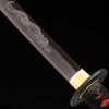 katana dragon horimono T-10 Carbon Steel, Real Suguha/Choji Hamon, Yokote
