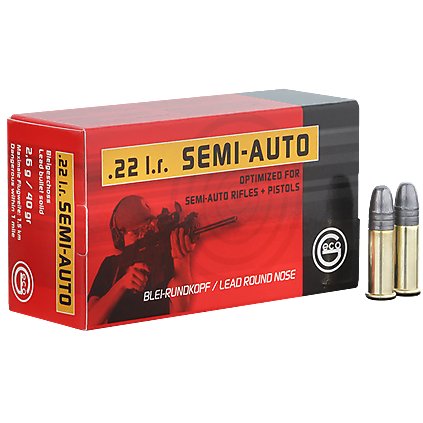 Střelivo Geco .22 LR Semi-auto 40grs - 50ks