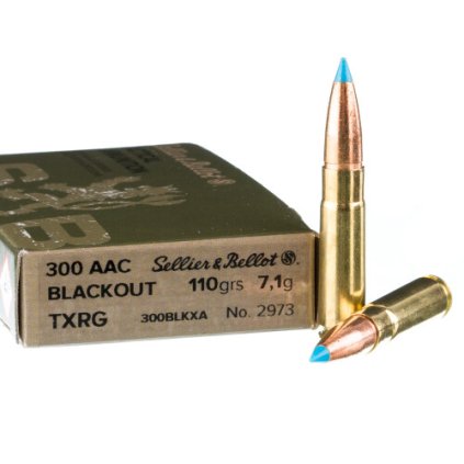 Střelivo S&B .300 AAC Blackout TXRG 110grs - 20ks